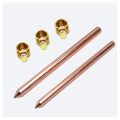 Ground rod Lightning rods Copper rod Copper bonded steel Copper clad steel, Lightning rod,carbide rods for earthing system